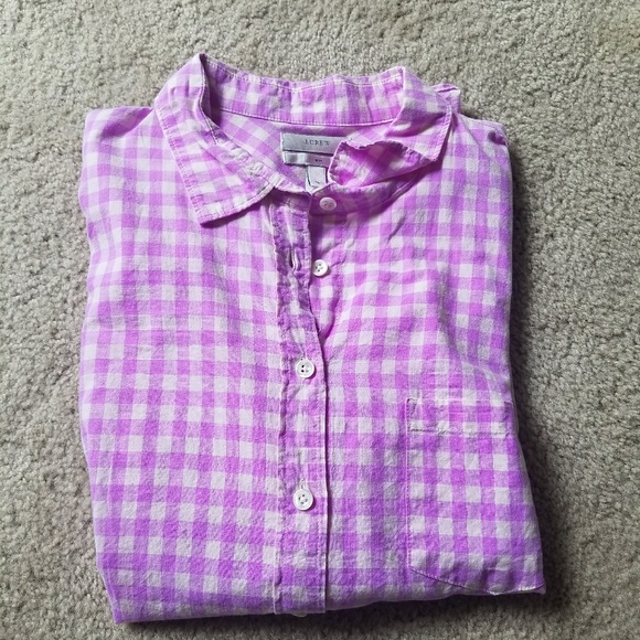 J. Crew Tops - J. Crew Purple Button Down